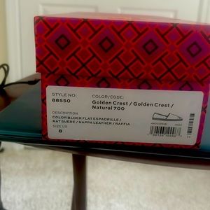 Tory Burch Yellow Espadrilles